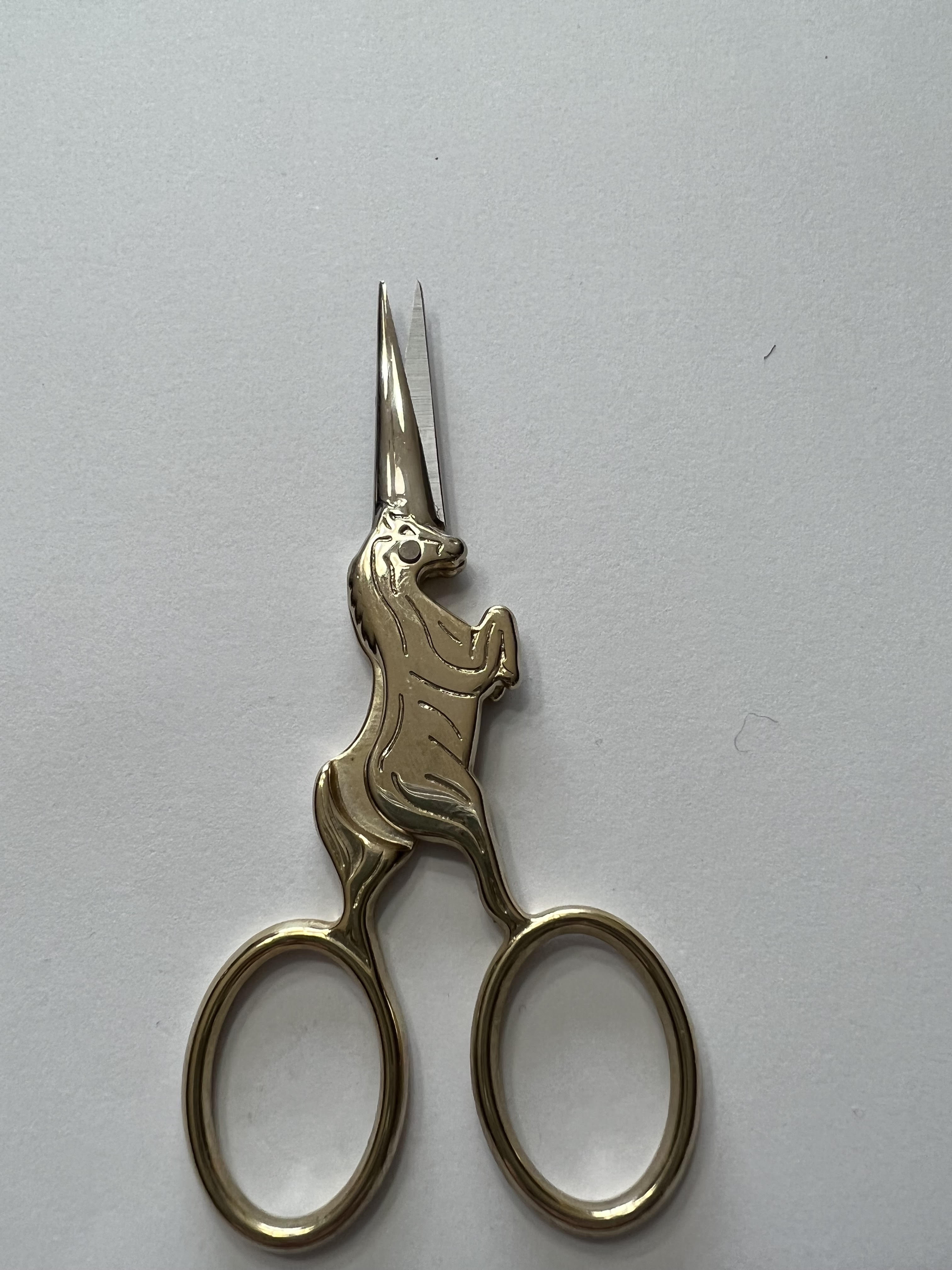 Horse Scissors - Gold